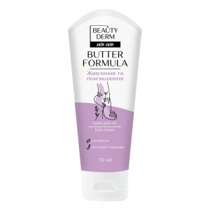  PĖDŲ KREMAS SU UREA IR LEVANDA, BEAUTYDERM 75 ML